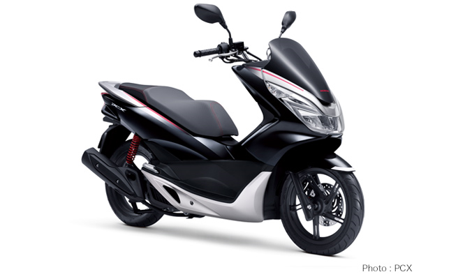 ホンダ・PCX125/PCX150にニューカラーが新登場！！3