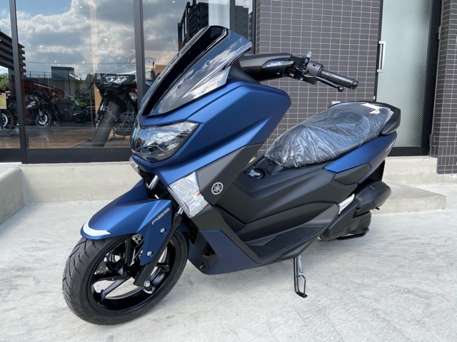 YAMAHA NMAX125 マットブルーの新車の即納可能在庫が１台入荷致しました♪5