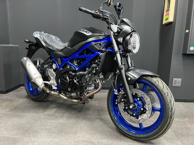 スズキ・SV650 2022年モデル マットブラックメタリック入荷！