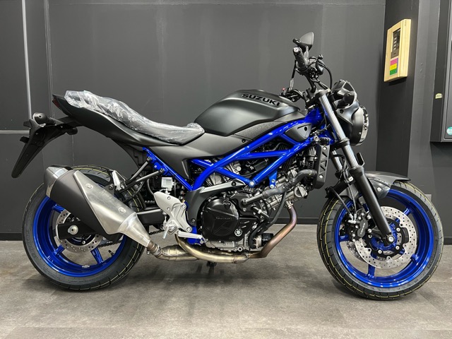 スズキ・SV650 2022年モデル マットブラックメタリック入荷！2